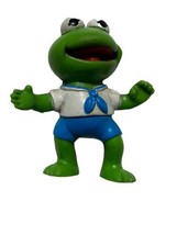 Vintage Muppet Babies Kermit Pvc Figure 1986 Mc Donalds Sesame Street - £5.21 GBP