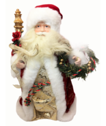 RARE HTF Vintage Jc Penney Santa Claus Christmas Tree Topper 15&quot; Trees T... - £47.02 GBP