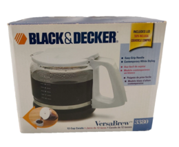 Black &amp; Decker Coffee VersaBrew 3380 12 Cup Carafe for DLX or DCM1300 Mo... - £13.11 GBP