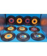 Lot of 10 Jackie Wilson 45s Higher &amp; Higher, Doggin Around, Reet Petite F10 - $438.90 MXN