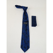 Mens Narrow Tie/Hankie Set Microfiber Silky Vito Rofolo by J.Valintin VTR-76 image 2