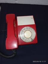 Vintage Red Phone, Dial Manual Phone, Color Landline Phone-
show origina... - $34.65