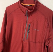 Orvis 1/4 Zip Pullover Shirt Sweater Polyester Blend Outdoor Men’s Large - £22.76 GBP