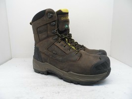 DAKOTA Men&#39;s Traction on Demand 8&quot; Comp Toe Comp Plate WP Boots 8519 Brown 12M - £51.06 GBP