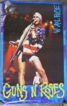 Vintage Guns n&#39; Roses Axl Rose Poster 1991 22x34 in Rock n&#39; Roll - $48.49 CAD