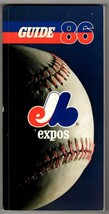 VINTAGE 1986 Montreal Expos Media Guide  - $14.84