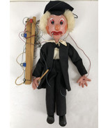 1960&#39;s SCHOOLMASTER SM Toy Marionette Vintage Professor Pelham Puppets (... - $50.44