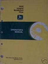 John Deere 1600 Moldboard Plows Operator&#39;s Manual - £7.99 GBP