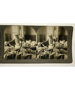 WWI, WOUNDED BELGIANS IN HOSPITAL, ANTWERP, BELGIUM, STEREOVIEWER CARD, ... - $7.95