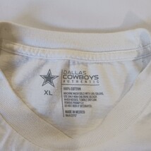 Dallas Cowboys Authentic Men's White Cotton Long Sleeve Graphic T-Shirt Size XL image 5
