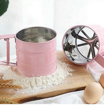 3 Pcs Hand Held One Press Stainless Steel Flour Sieve Filter  - $33.95