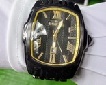 invicta men black Lupah quartz watch &amp; bracelet with black &amp; gold dial - £203.85 GBP