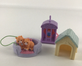 Fisher Price Loving Family Dollhouse Replacement Pet House Bird Cage Cats - £23.51 GBP