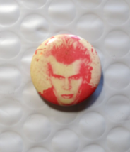 Billy Idol Pin Badge Pinback Button Vintage Original Punk Rock New Wave - £7.56 GBP