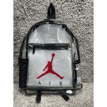 JORDAN Jumpman Clear School Backpack W/Pencil Case Adjustable Shoulder S... - £34.74 GBP