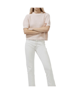 FRENCH CONNECTION Luna Short Sleeve Waffle Knit Sweater Pink, Large (10/... - €38,61 EUR