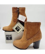 NWB FRYE Women&#39;s Parker Short Harcltfg Boots Cognac Size 9.5 Medium (M) - $189.99