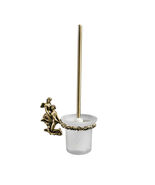 Antique brass Classic style bathroom brass Romantic toilet brush holder - $169.99