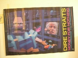 The Dire Straits Poster Money for nothing Old - £106.04 GBP