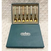 Vintage Anton Michelsen Enameled Sterling Silver Danish Demitasse Spoons-1950 - £234.20 GBP