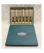 Vintage Anton Michelsen Enameled Sterling Silver Danish Demitasse Spoons... - $391.31 CAD