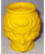 Yellow Plastic Ronald McDonald Face Eight Oz Handled Mug Cup 1981 - $6.95