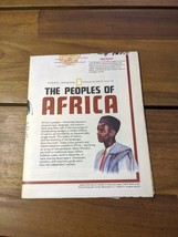National Geographic Ethnolinguistic Map Of The Peoples Of Africa - $186.35 MXN