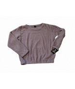 New With Tags Women&#39;s Lavender Pullover Fleece Sweater Art Class - $166.79 MXN