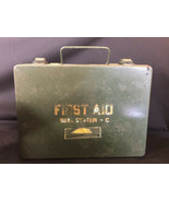 Old Vtg Collectible Metal Medical First Aid Kit Bell System-C - £39.34 GBP
