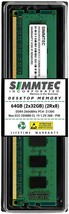 Simmtec 64GB (2x32GB) DDR4 2666MHz Dimm PC4-21300 Udimm No - Ecc CL19 2Rx8- S... - £131.58 GBP