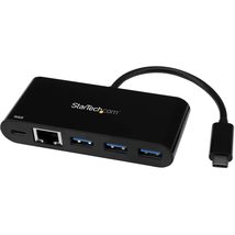 StarTech.com 3 Port USB-C Hub with Gigabit Ethernet &amp; 60W Power Delivery... - $84.99