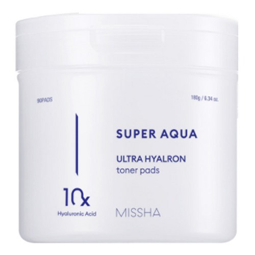 Missha Super Aqua Ultra Hyalon Toner Pads 90 sheets, 1EA - $37.06