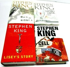 Lot Stephen King Scribner- CELL- Lisey&#39;s Story-EVERTHINGS EVENTUAL-Bag Of Bones - £28.51 GBP