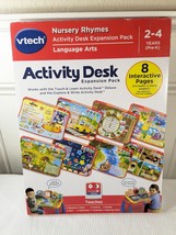 NEW Vtech Activity Desk Expansion Pack Nursery Rhymes Language Arts Touc... - $39.00