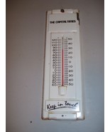 Vintage CAPITOL TIMES  metal thermometer MADISON WI. - £15.72 GBP