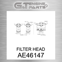 AE46147 Filter Head Fits John Deere (New Oem) - £304.17 GBP