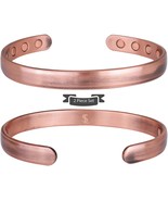 (2-Pack) Pure Copper Magnetic Therapy Bracelet Bangle Pain Relief for Ar... - £89.02 GBP