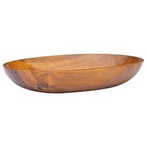  Basin Solid Wood Teak 23.6"x15.7"x3.9" - $177.99