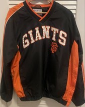 Vintage San Francisco Giants  Pullover Windbreaker Jacket Mens L - £38.60 GBP