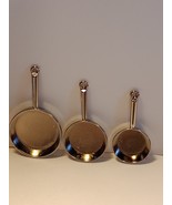 1/12 scale 3pc. Miniature Stainless Skillet set - $5.02 CAD
