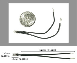 1pc Bto Small 3mm TYCO-style Ho Slot Car Incandescent Light Bulb 12-24v Clear - £1.81 GBP