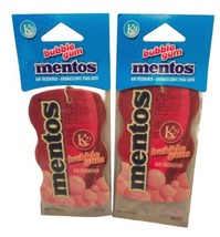 2 New Mentos Pure Fresh Car Home Air Freshener Bubble Gum Scent Usa Lot Of 2 - £5.53 GBP
