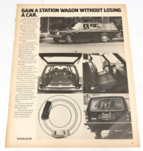 1972 Volvo Station Wagon 145E Car Print Ad 10.5x13.5 - $8.00