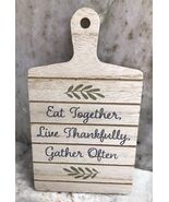 Horizon Wood Cutting Board Eat Together  Decor 6 Inches Tall - €16,15 EUR