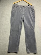 Talbots Corduroy High Waist Straight Leg Pants Womens Plus Petite Sz 14 WP - £29.13 GBP