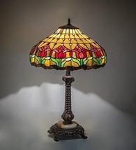 Meyda Lighting 28&quot; High Colonial Tulip Table Lamp - $889.89