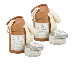 Simply Be Well Foot Care Kit- Foot Cream with Fuzzy Socks- Foot Care Bundle- Spa - £34.36 GBP