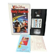 Mary Poppins VHS 1980s Walt Disney Home Video Clamshell Case Classic Family - £7.63 GBP