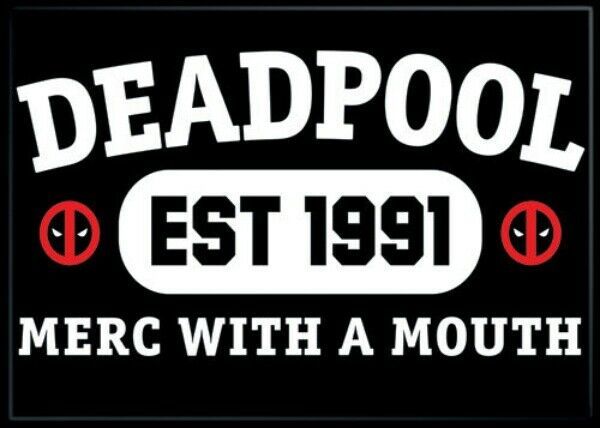 Primary image for Marvels Deadpool 30th Established 1991 Art Image Refrigerator Magnet NEW UNUSED