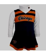 NFL Chicago Bears Girls 18 mo Cheerleader Dress &amp; Turtleneck Toddler - $841.82 MXN